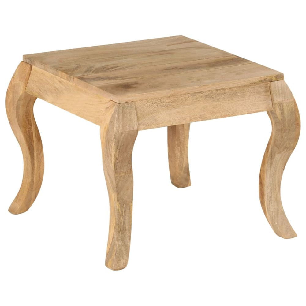 Vidaxl Bočný stolík z masívneho mangového dreva, 45 x 45 x 40 cm